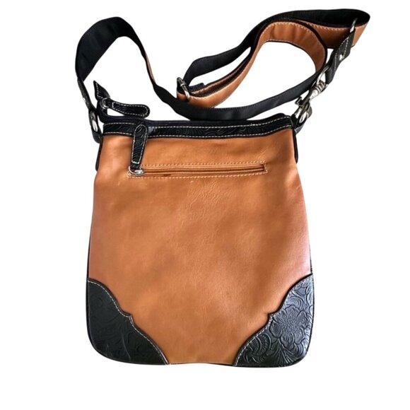 Western Crossbody Bag With Rhinestone Cross Design - Picture 3 of 9